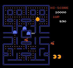 Pac-Man (Europe) In game screenshot